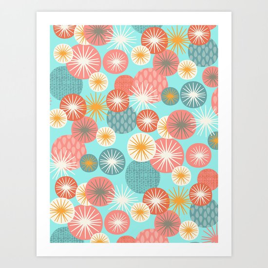 Fun Burst Art Print
