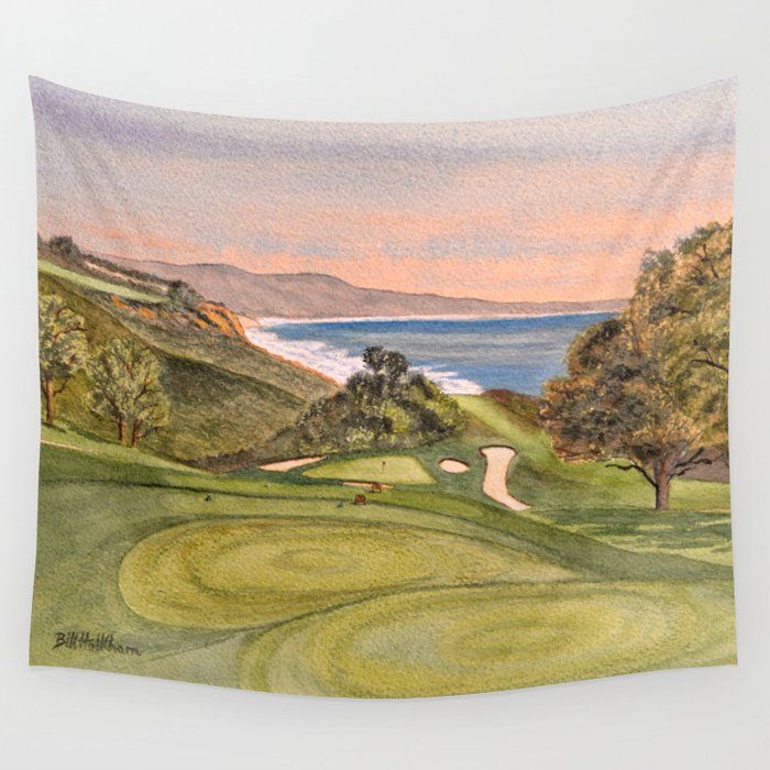 Golf deals course tapestry