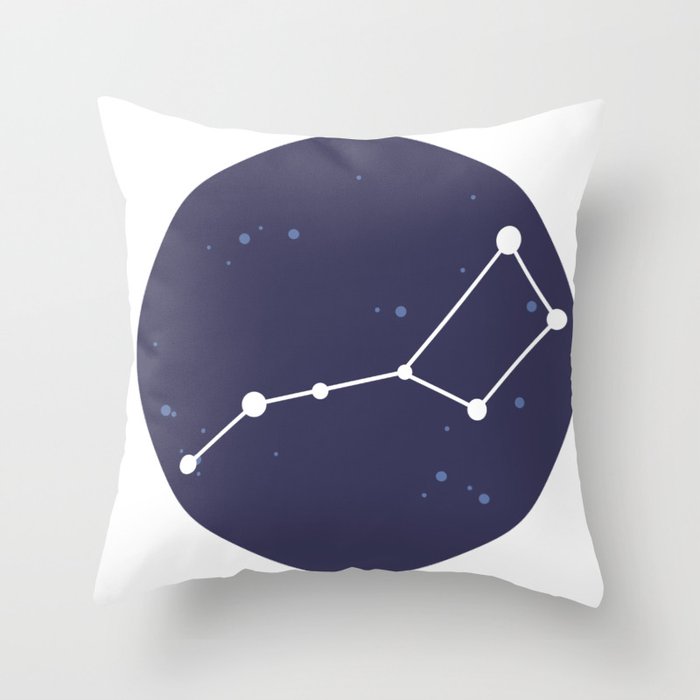 Ursa Major Constellation Throw Pillow
