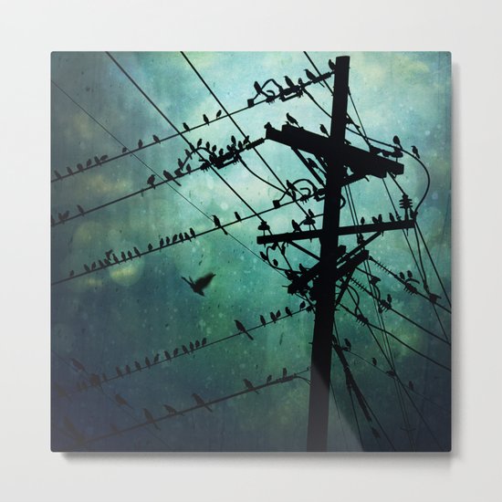 Bird City Metal Print
