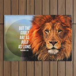 BOLD AS LIONS Outdoor Rug