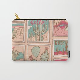 Retro Desert Postcards Carry-All Pouch