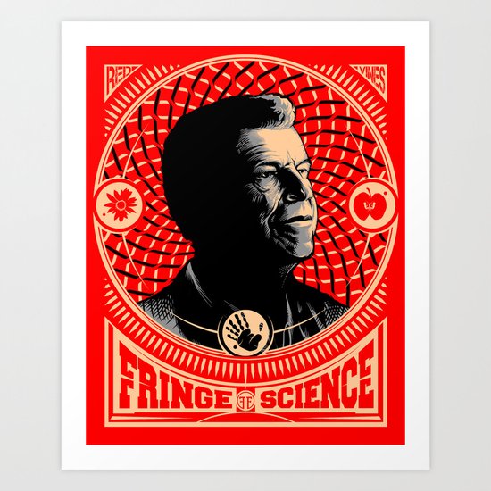 Walter Bishop - Fringe Science (RED) Art Print