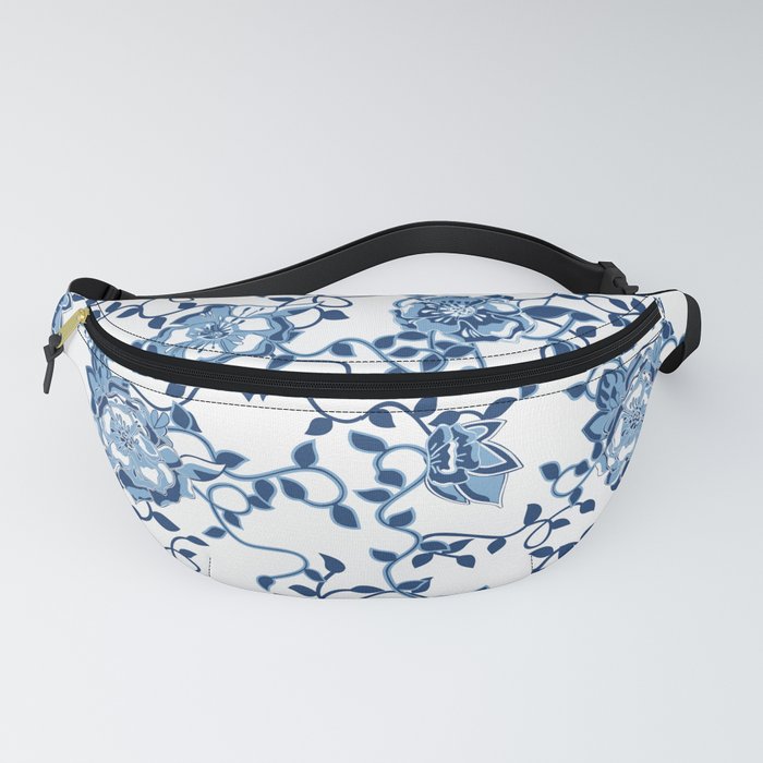 Chinoiserie ivy flower with vines Fanny Pack