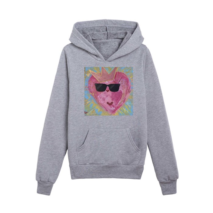 The Queen is Love Kids Pullover Hoodie