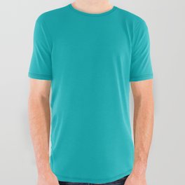 Cyan Sky All Over Graphic Tee