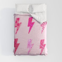 Lightning bolt pinkies  Comforter
