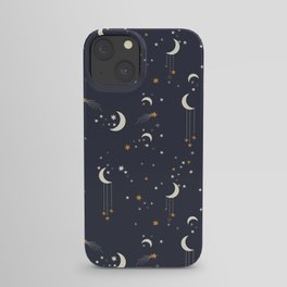 The moon and stars iPhone Case