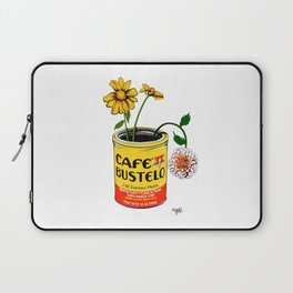 Coffee and Flowers for Breakfast Laptop Sleeve