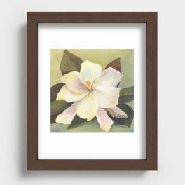 Southern Gardenia Recessed Framed Print