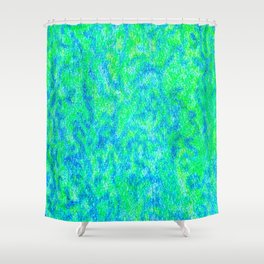 Nature oil on canvas Shower Curtain