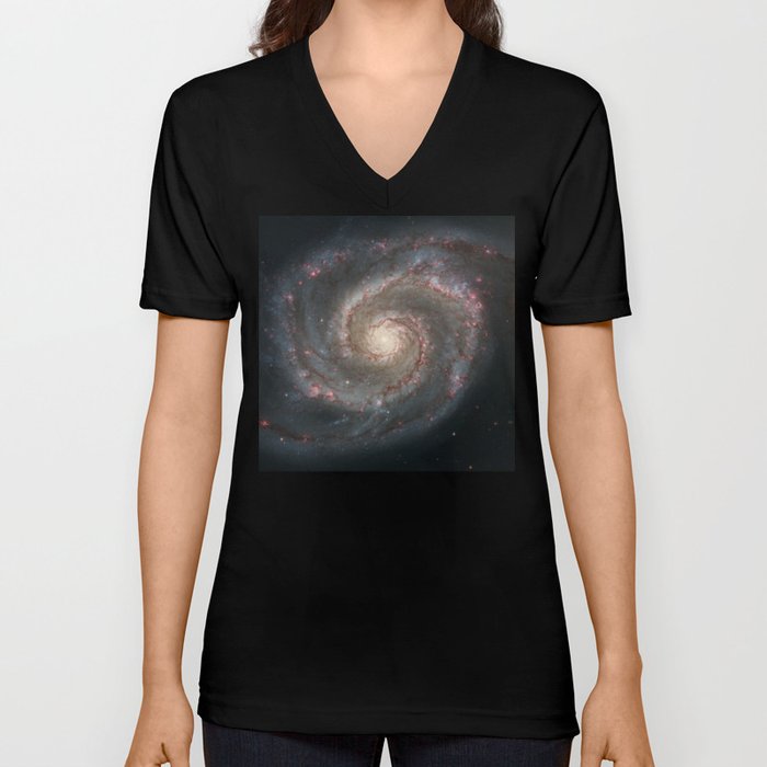Whirlpool Galaxy V Neck T Shirt