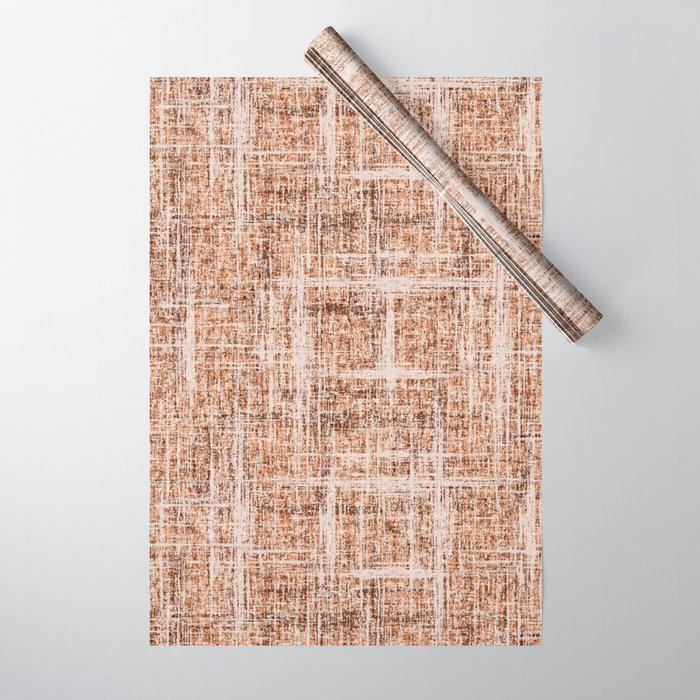 Textured Tweed - Neutral Cream Wrapping Paper by SilverPegasus