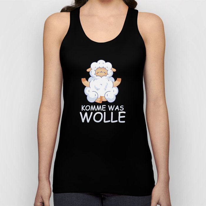 Komme was Wolle Tank Top