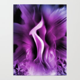 The Violet Flame of Saint Germain (Divine Energy & Transformation) Poster