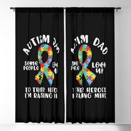 Autism Dad Hero Blackout Curtain