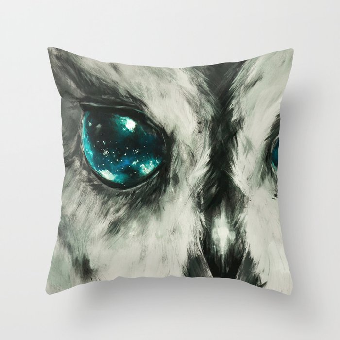 Zeus - The Blind Owl Pt2 Throw Pillow