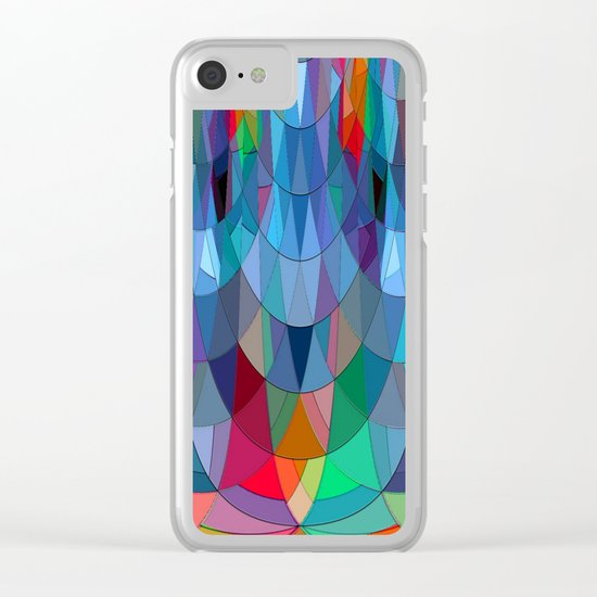 The Many Colors of the Mermaid.... Clear iPhone Case