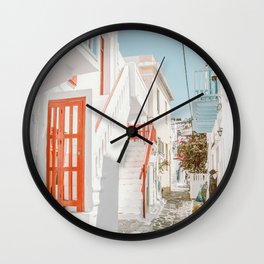 Mykonos Wall Clock
