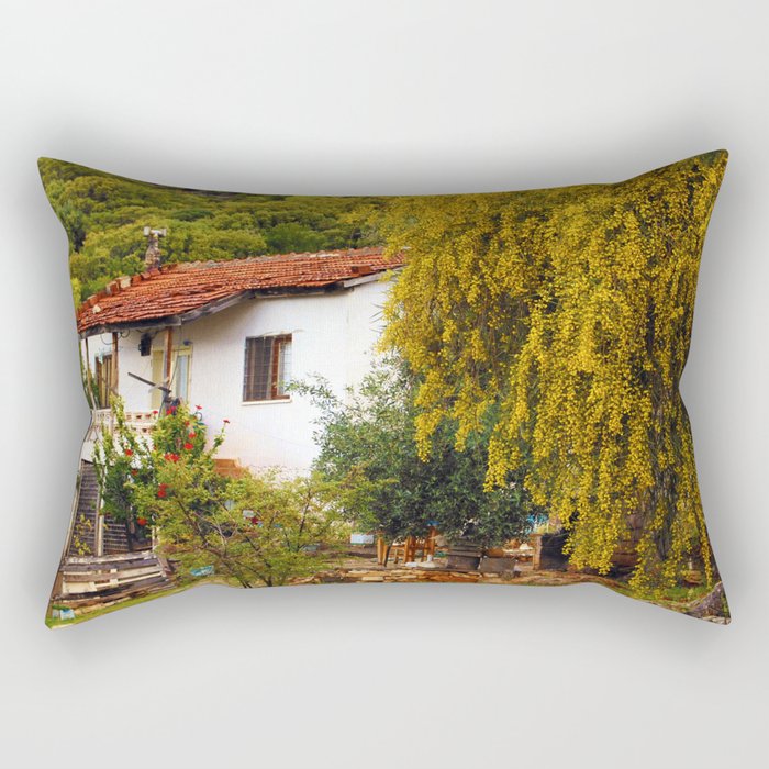  Alone Again in the Forest Rectangular Pillow