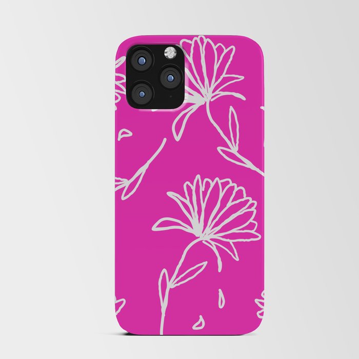Boho flower iPhone Card Case
