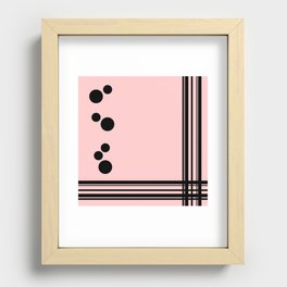 Dashes & Drops Recessed Framed Print