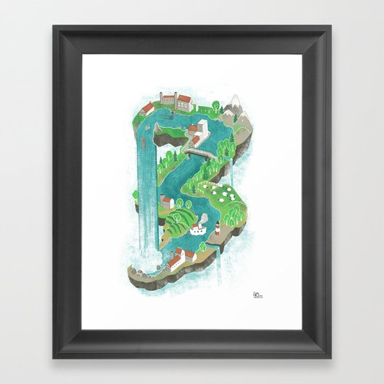 Perpetual World Framed Art Print