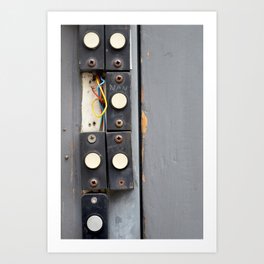 Doorbells Art Print