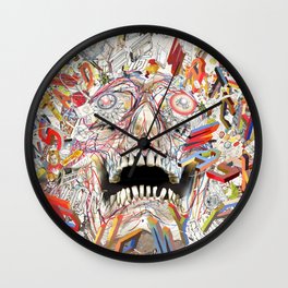 KN/PC: Infinite Jest Wall Clock | Entertainment, Freakout, Lsd, Drawing, Pop Surrealism, Graphic Design, Typography, Explosion, Mindfuck, Skull 