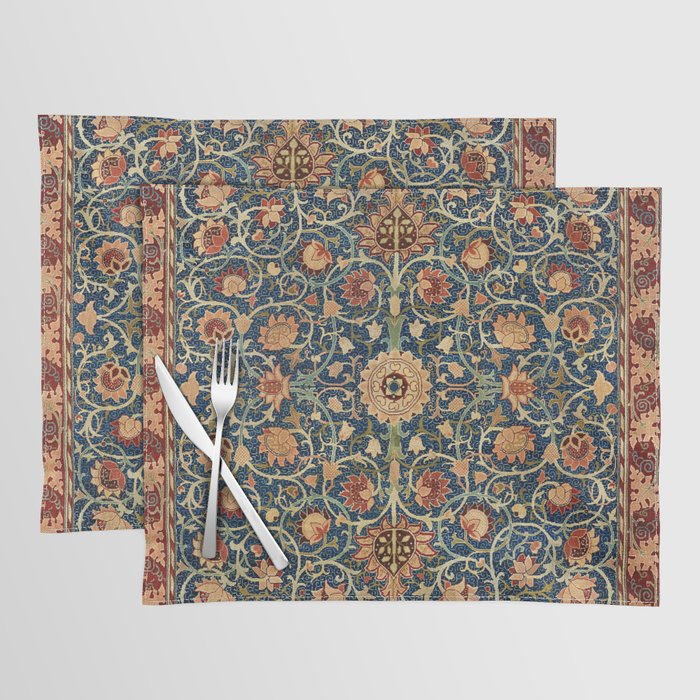 William Morris Floral Carpet Print Placemat
