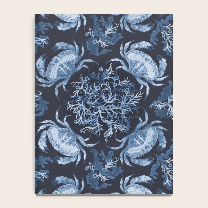 Society6 ケース Ocean Blue Flower Pattern BL1736 Blooms Second Edition Brushstroke Floral Wallpaper