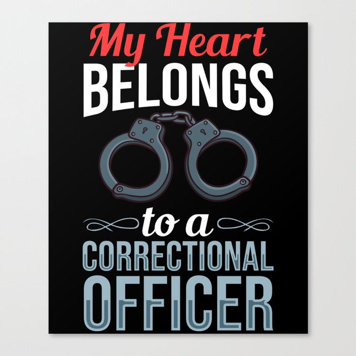 Correctional Officer Facility Flag Training Canvas Print
