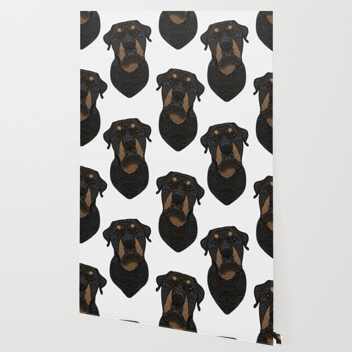Rottweiler Teddy Wallpaper By Artlovepassion Society6