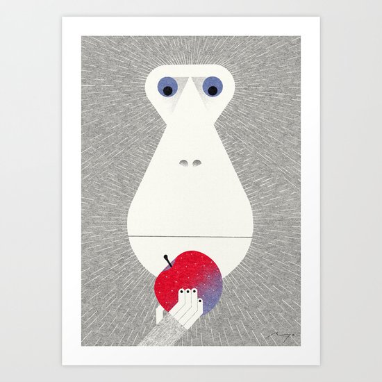 Monkey Art Print