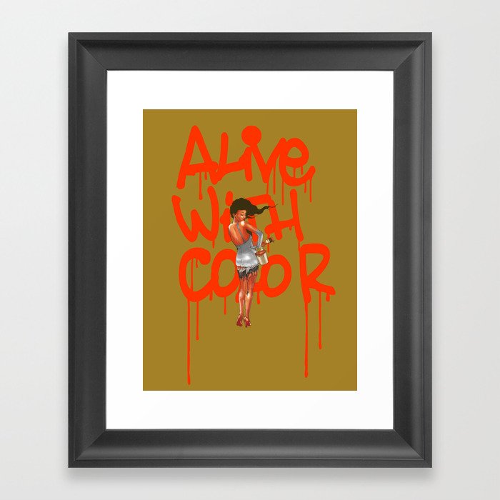 Alive with Color Framed Art Print