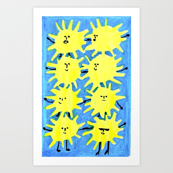 sunny day Art Print