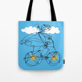 Free Spirit Biking Tote Bag
