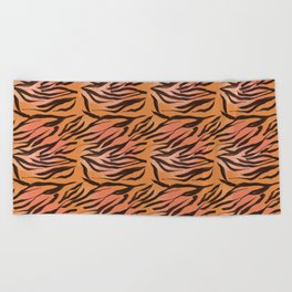 Tiger Stripes  Beach Towel