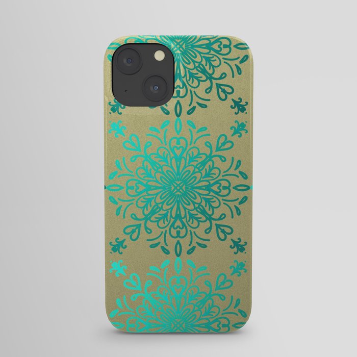 Elegance-Turquoise Teal iPhone Case