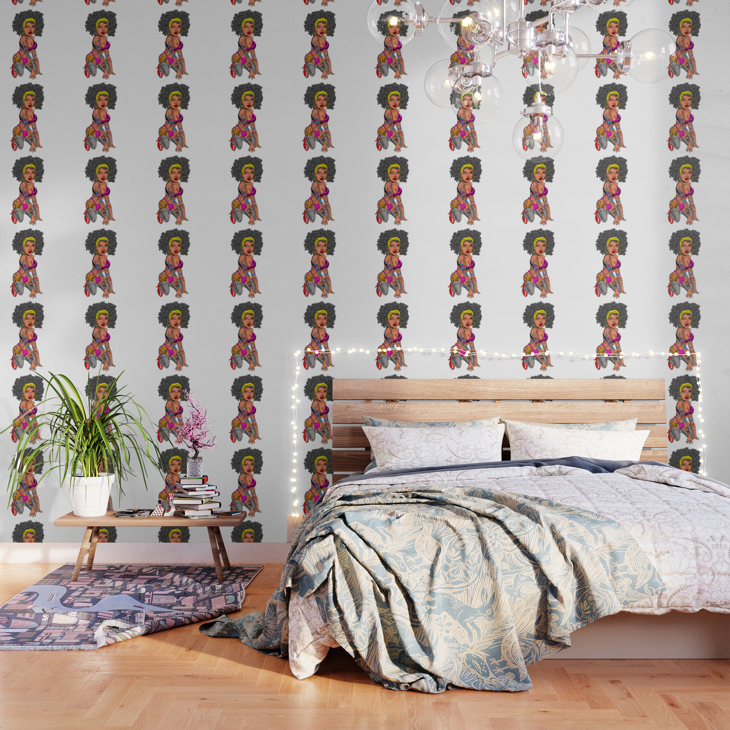 Pin Up Girl Wallpaper By Wichitacathedral Society6 Pin Up Girl Wallpaper By Wichitacathedral Society6