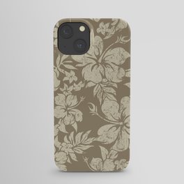 Hibiscus Pareau Hawaiian Floral Aloha Shirt Print iPhone Case