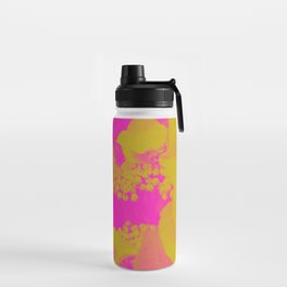 Neon Flowers Water Bottle