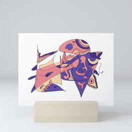 Pisces / Aquarius 2 Mini Art Print
