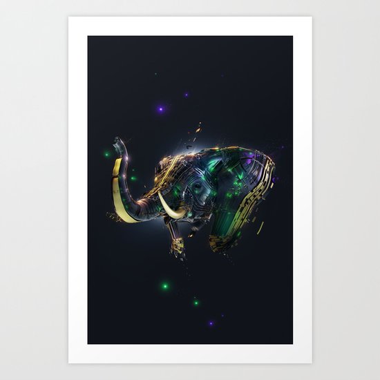 Manimals - Genesh Art Print