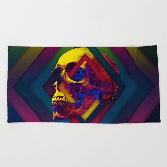 Lifeful Skull V2 Beach Towel