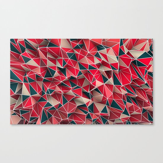 Abstract Red Canvas Print