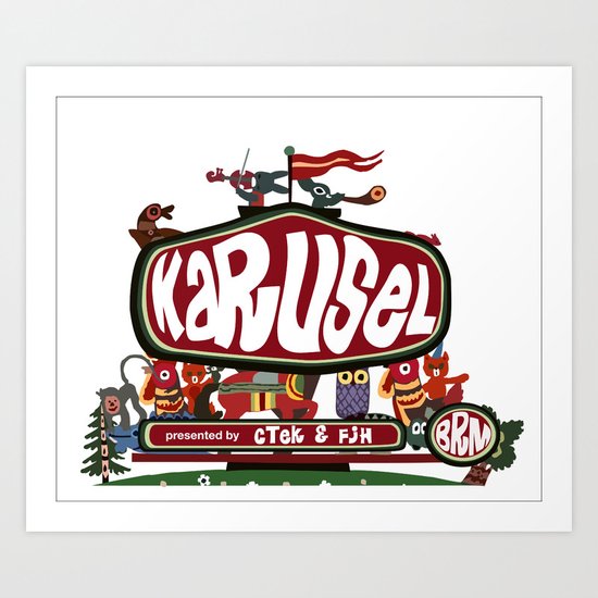 KARUSEL Art Print