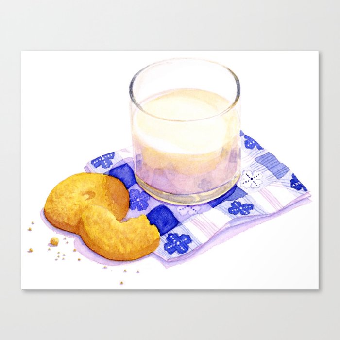 Milk & Cookies Canvas Print
