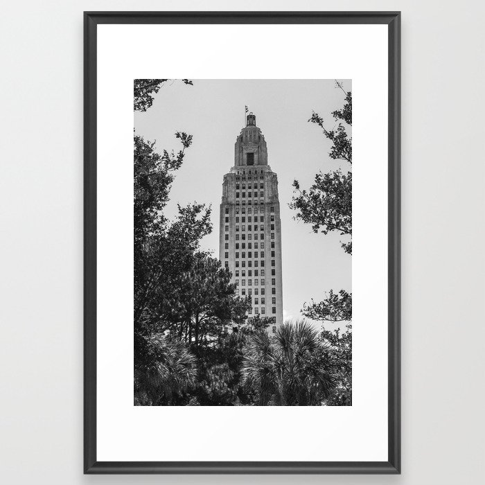 Baton Rouge - Louisiana State Capitol (102)  Framed Art Print