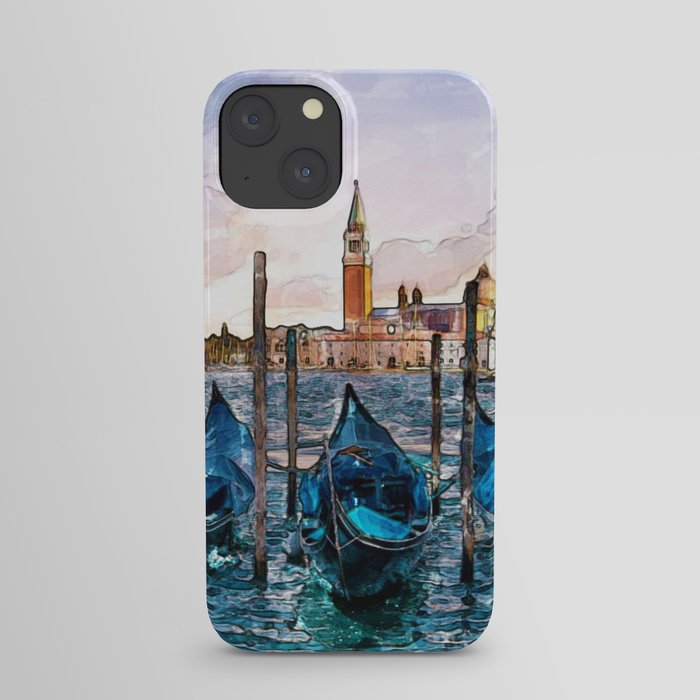 Gondolas in Venice iPhone Case